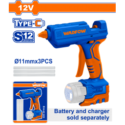 PISTOLA APLICAR SILICONA 12V S12 15-18G/MIN  WLU1412