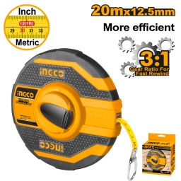 CINTA METRICA AGRIMENSOR 20MT X 12.5MM INGCO HFMT8120