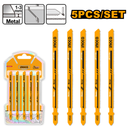 SET DE 5PCS HOJAS SIERRA CALADORA PARA METAL 130MM - CORTE BASICO - JBR318A INGCO