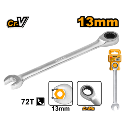 LLAVE CRIQUE COMBINADA 13MM CR-V INGCO HCSPAR131