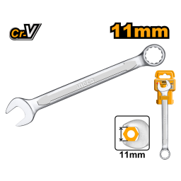 LLAVE COMBINADA BOCA Y ESTRIADA 11 MM CR-V INGCO HCSPA111