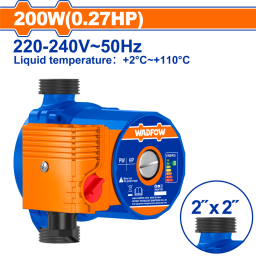 BOMBA ELEVADOR DE PRESIN 200W 125L/MIN 220-240V 10M WADFOW WWPBC200